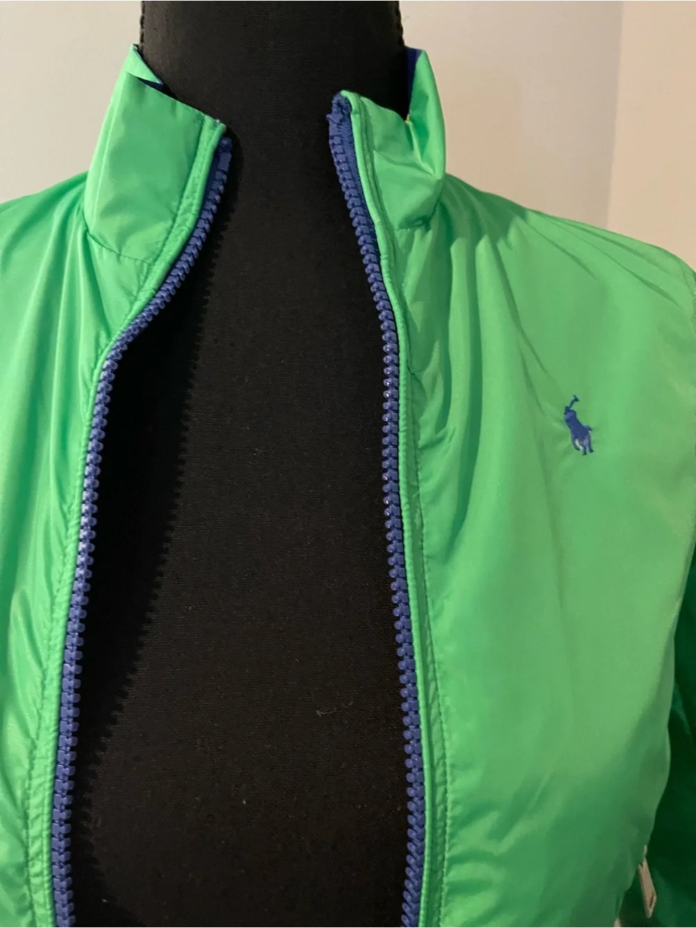 Ralph Lauren Navy Blue Kids' Tropical Sea Print jacket